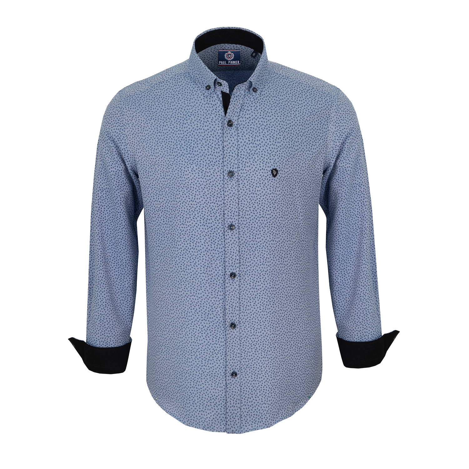 Harrison Dress Shirt // Blue + Navy (L) - Paul Parker // Burak & Espana ...