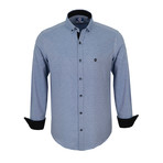 Harrison Dress Shirt // Blue + Navy (XL)