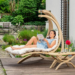 Swing Lounger and Stand Combo (Natural)