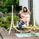 Fat Chair and Stand Combo (Anthracite/Taupe)