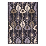 Ikat // Lantern Dark Gray Rug