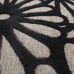 Mirage Dark Navy + Light Gray Rug (5'3" x 7'6")