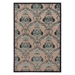 Alhambra Rug // Dark Navy + Light Gray + Turquoise