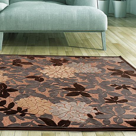 Dartmouth Rug // Brown + Gray (5'3" x 7'6")