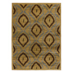 Ikat // Light Brown Rug