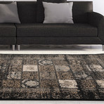 Shahrzad Versailles // Black Rug (5'3" x 7'7")