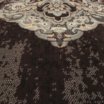 Shahrzad Kerman // Cream + Dark Brown Rug (3'11" x 5'3")