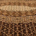 Classic Mahee // Dark Brown Rug (4'7" x 6'5")