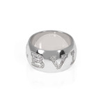 Bulgari 18k White Gold Diamond Ring // Ring Size: 6