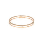 Bulgari 18k Rose Gold B Zero White Ceramic Bracelet