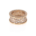 Bulgari 18k Rose Gold B Zero Diamond Ring // Ring Size: 6