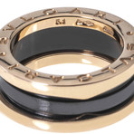 Bulgari 18k Rose Gold B Zero Black Ceramic Ring // Ring Size: 5.5