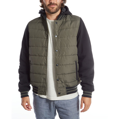 Stanley Quilted Puffer Jacket // Basil (XS)