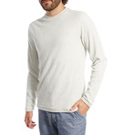 Andres Long Sleeve Waffle Tee // Oatmeal Heather (XL)