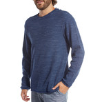 Andres Long Sleeve Waffle Tee // True Navy (M)