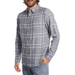 Everett Flannel Shirt // Charcoal (M)