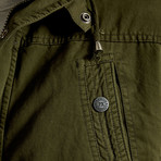 Zach Long Cotton Jacket // Army Green (L)
