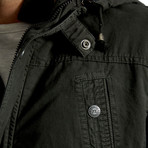 Zach Long Cotton Jacket // Dark Charcoal (XL)