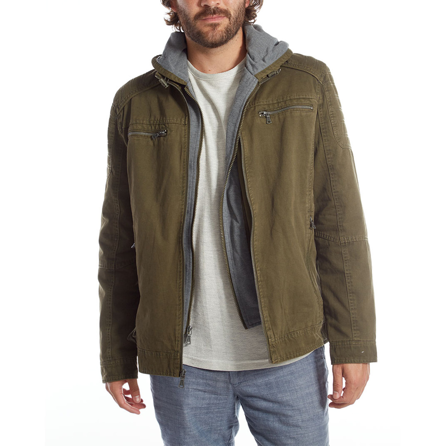 Kendrick Cotton Jacket // Olive (XL) - PX Clothing - Touch of Modern