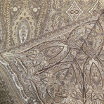 Chai Paisley Boiled Wool Throw