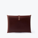 Tablet Clutch // Red Brown