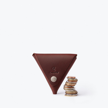 Triangle Case // Red Brown