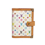 Louis Vuitton // Monogram Canvas Leather Mini Agenda // White + Multicolor // Pre-Owned