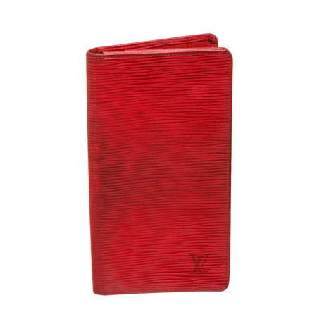 Louis Vuitton // Epi Leather Checkbook Wallet // Red // Pre-Owned