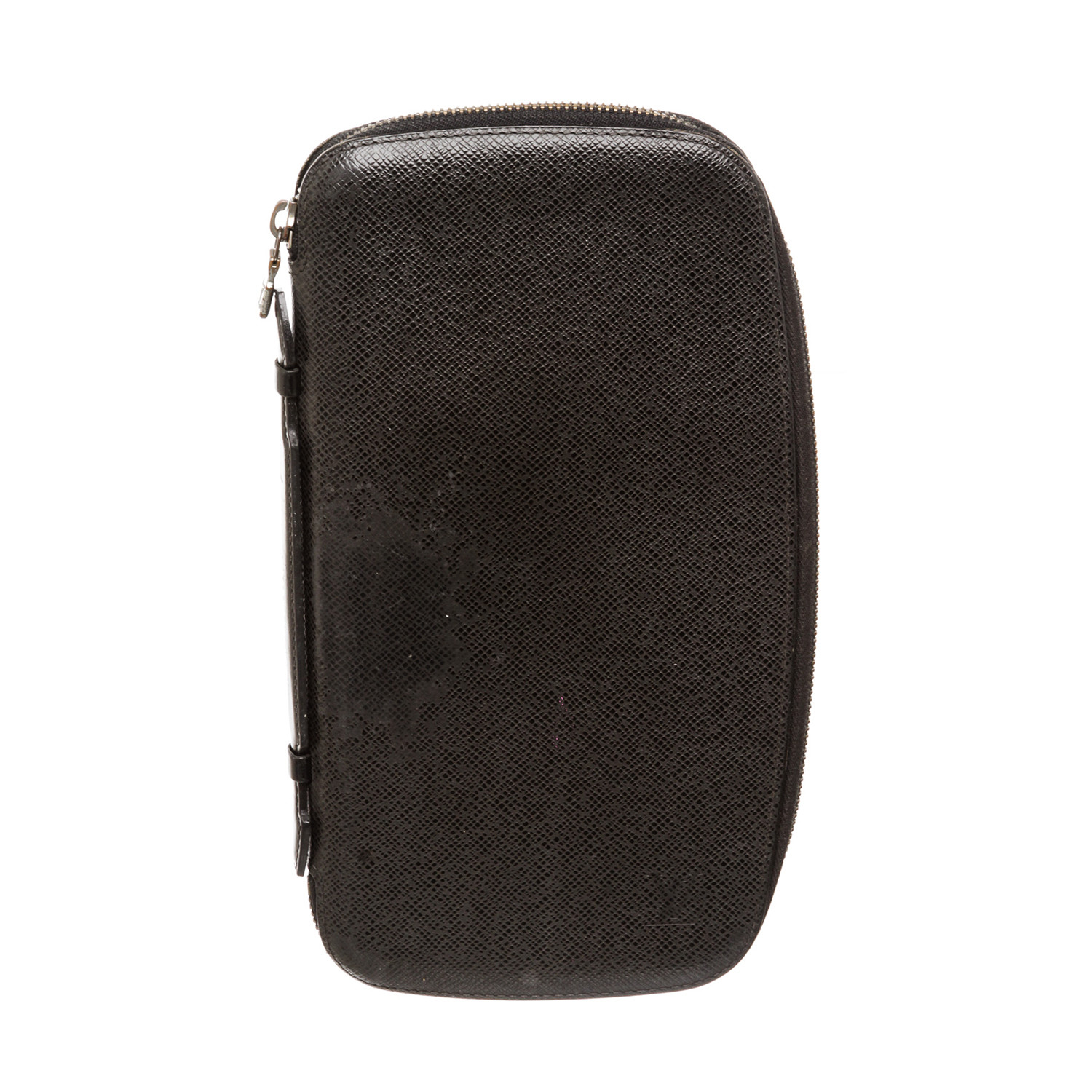 DDH - louis vuitton organizer pouch in black taiga leather - Louis Vuitton  Insolite Damier Azur Wallet White