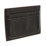 Hermès // Leather Citizen Twill Card Holder // Black // Pre-Owned