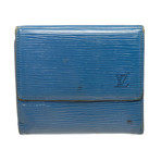 Louis Vuitton // Blue Epi Leather Elise Wallet // Blue // Pre-Owned