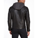 Barcelona Hooded Jacket // Black (L)