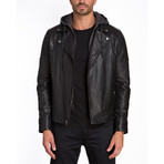 Barcelona Hooded Jacket // Black (2XL)