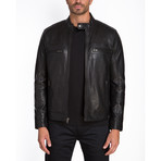 Copenhagen Double Chest Zip Jacket // Black (XL)