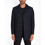 Gent Single Breasted Coat // Navy (M)