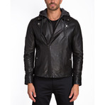 Barcelona Hooded Jacket // Black (L)