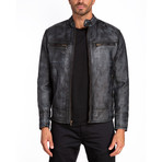 Rome Double Chest Zip Jacket // Gray Cloud (L)