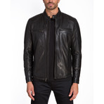 Athens Double Chest Zip Jacket // Black (XL)