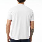David Short Sleeve Polo // White (XL)