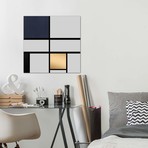 Modernian Golden II // Danilo de Alexandria (12"W x 12"H x 0.75"D)