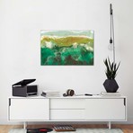 Emerald Atoll I // Alicia Ludwig (18"W x 12"H x 0.75"D)