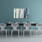 Navy Decision II // Sisa Jasper (18"W x 12"H x 0.75"D)
