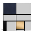Modernian Golden II // Danilo de Alexandria (12"W x 12"H x 0.75"D)