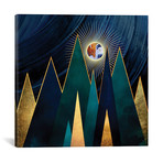 Metallic Peaks // SpaceFrog Designs (12"W x 12"H x 0.75"D)