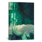 Emerald Flight // Michelle Oppenheimer (12"W x 18"H x 0.75"D)