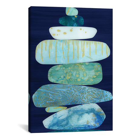 Stone Blue // Jane Monteith (12"W x 18"H x 0.75"D)