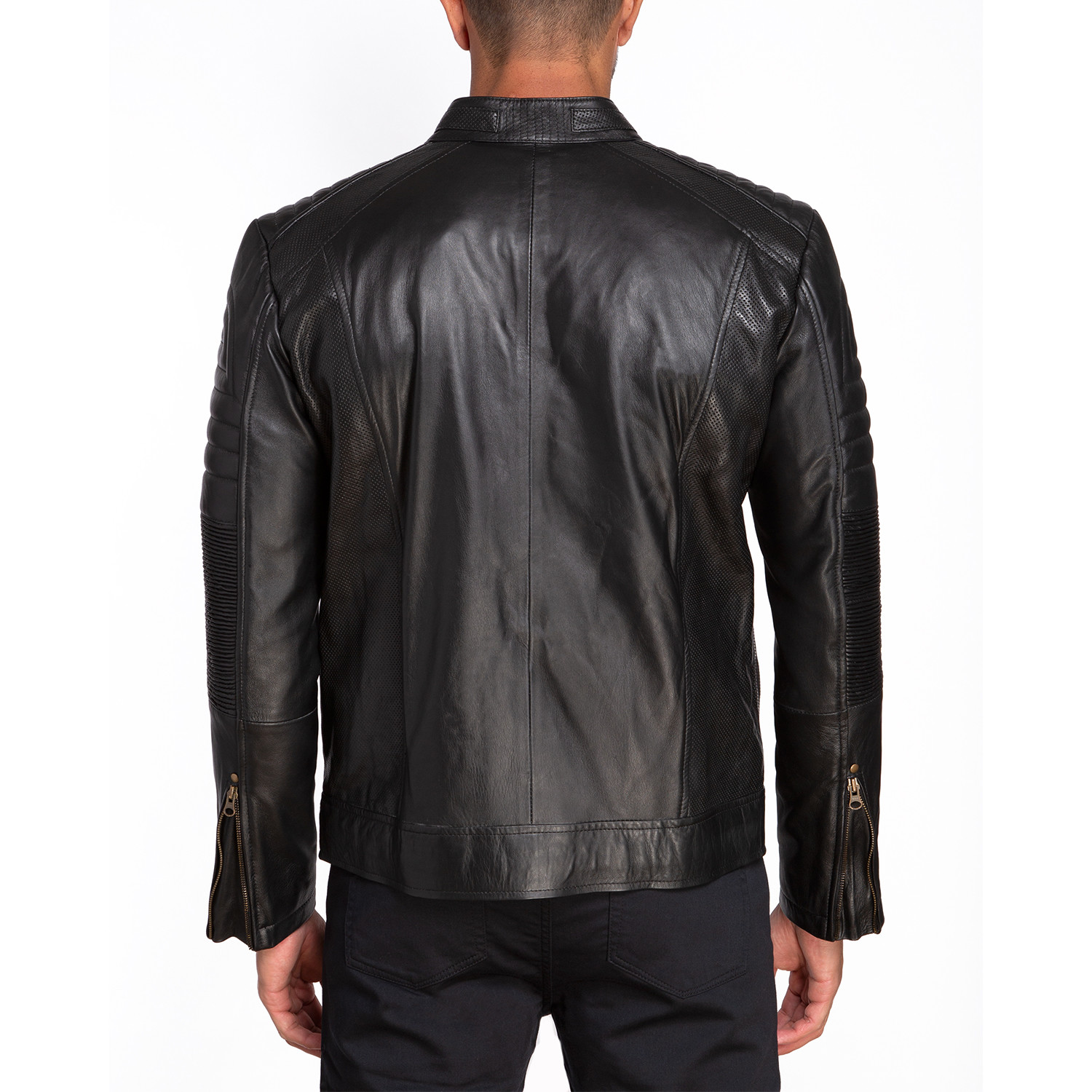 Berlin Padded Shoulder Jacket // Black (S) - Jared Lang - Touch of Modern