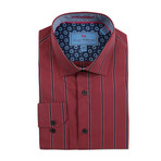 Spread Collar Woven Shirt // Rust (XL)