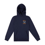 Tooth Hoodie // Navy (XL)