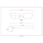 Visione VX-500 Glasses (White)